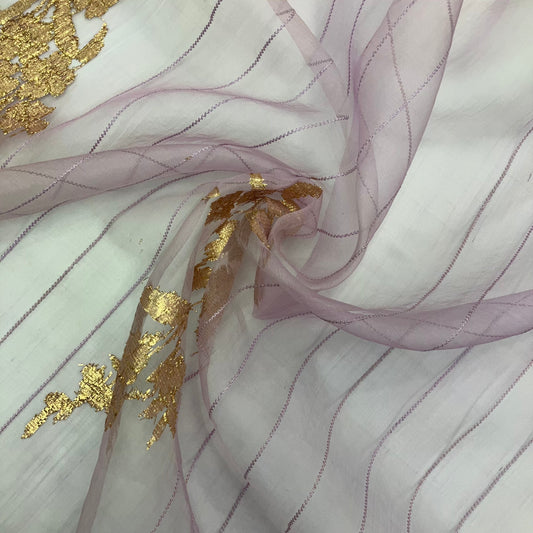 Unique Embellished Silk Organza - 2 Pieces Available