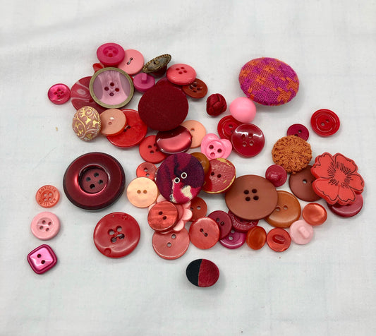 Button Goody Bag - Red