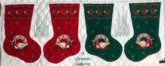 Holiday Craft Panel - Christmas Gathering Stockings