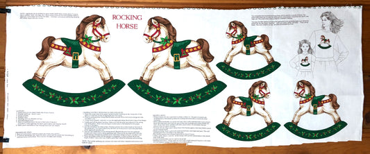 Holiday Craft Panel - Rocking Horses