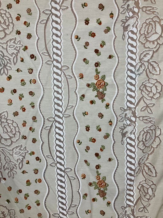 Road Rescue #7 - Vintage tablecloth - 2 1/2 yards total