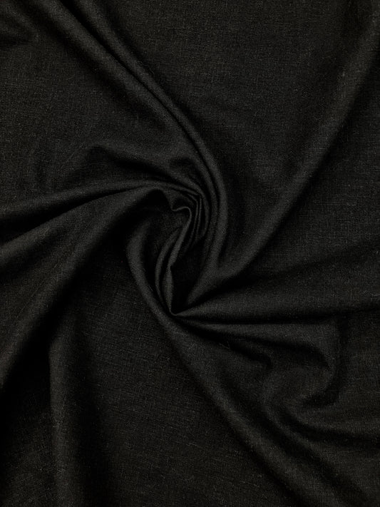 Black Linen (?) - 4 yards