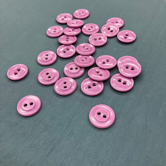 Dusty Purple Buttons - set of 27