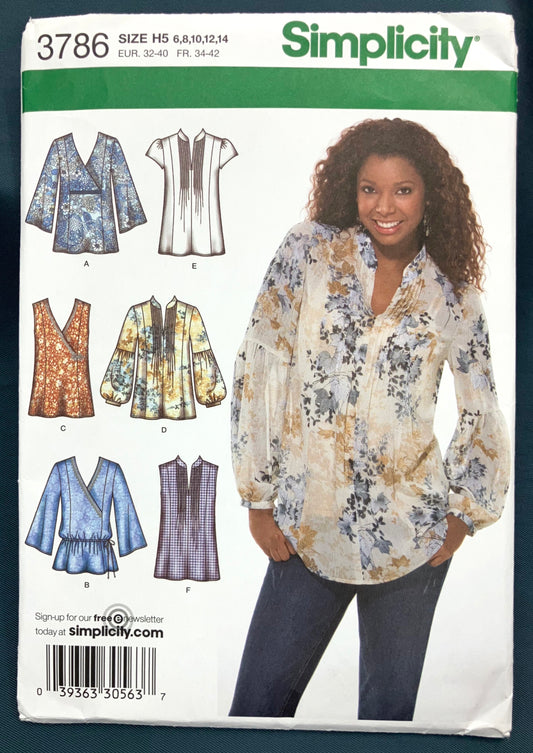 Pattern - Misses' Tops - Sizes 6-14