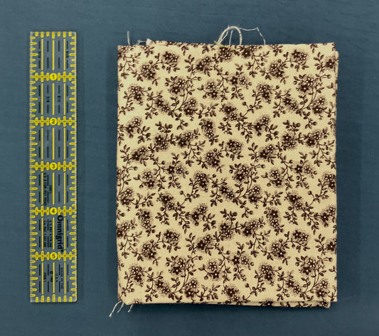 Beige and Brown Floral