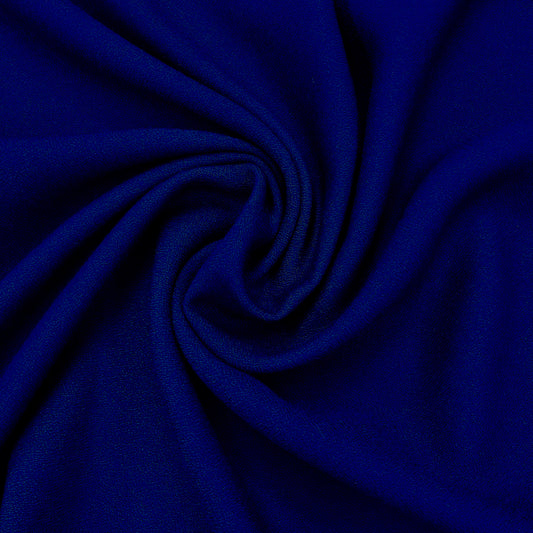Dark Blue Wool Crepe - 3 1/4 yards