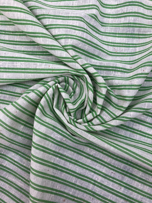 Cotton - Green and Gauzy - 4 yards