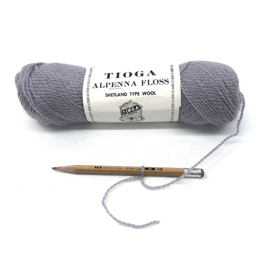 Yarn - "Alpenna Floss" - 100% virgin wool + baby kid mohair