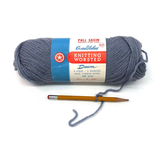Yarn - worsted - 100% virgin wool